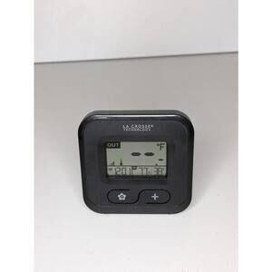 La Crosse Technology Wireless Compact Digital Thermometer Black Indoor Humidity